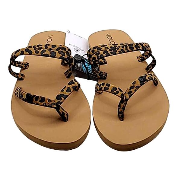 Volcom Easy Breezy Sandals - Girls Big Youth Size 3 - Picture 1 of 4